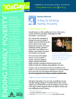 Fact Sheet 4: $10aDay Child Care
