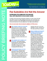 Fee Subsidies Are Not The Answer (Oct. 2017)